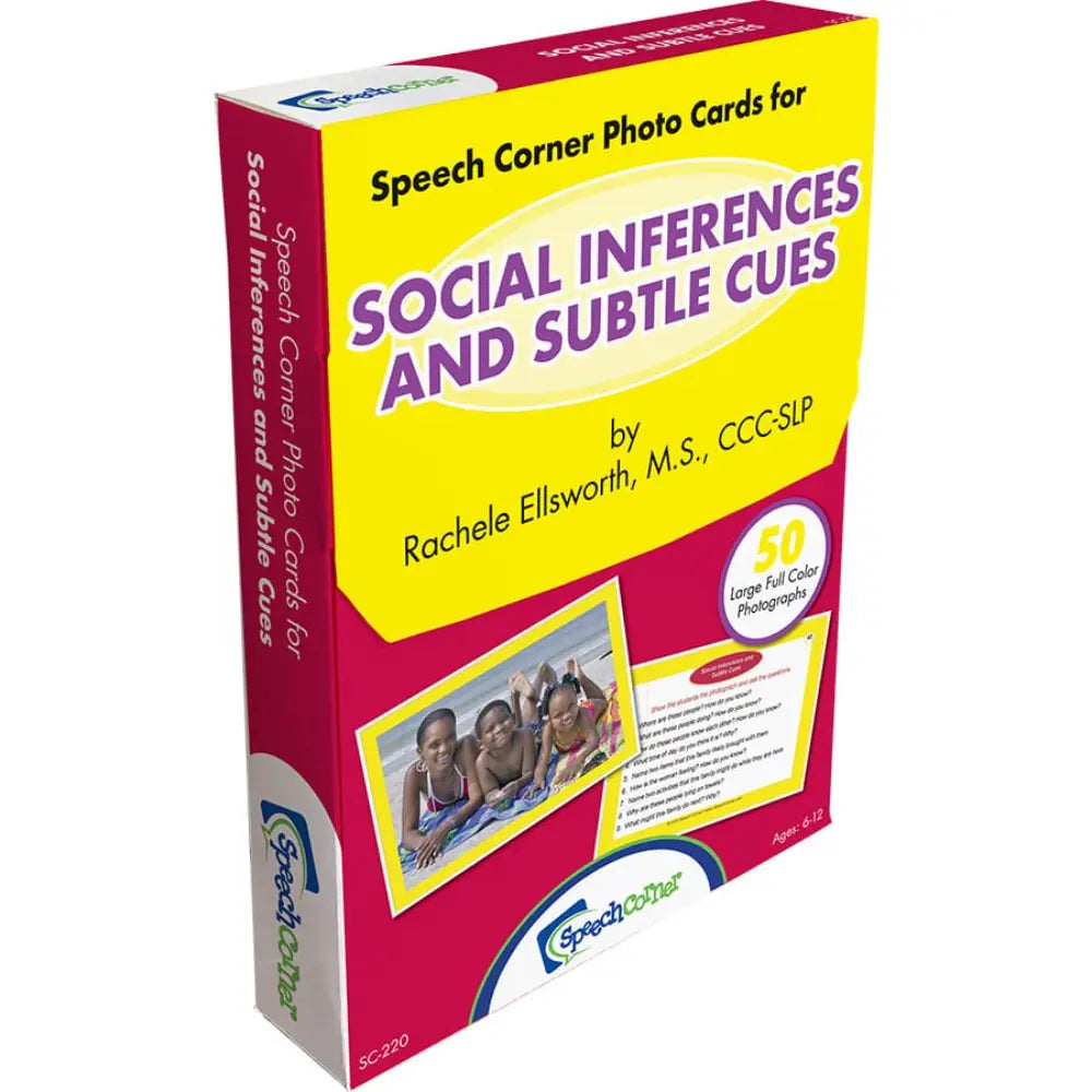 Social Inferences & Subtle Cues Photo Cards