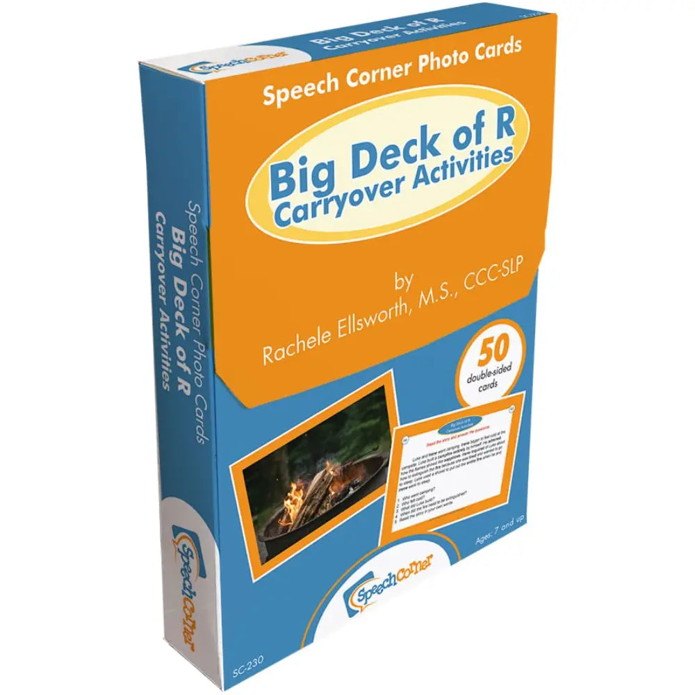 Big Deck of R Carryover Activities Photo Cards
