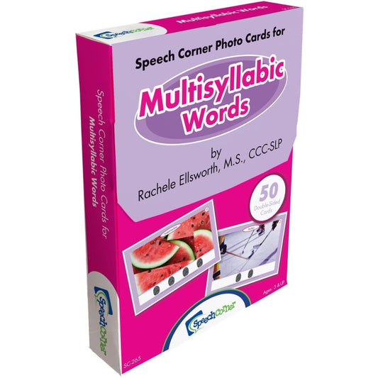 Multisyllabic Words Photo Cards