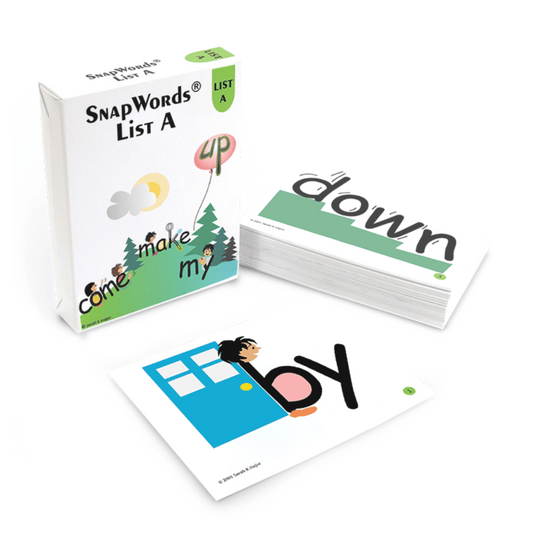 SnapWords® Teaching Cards List A