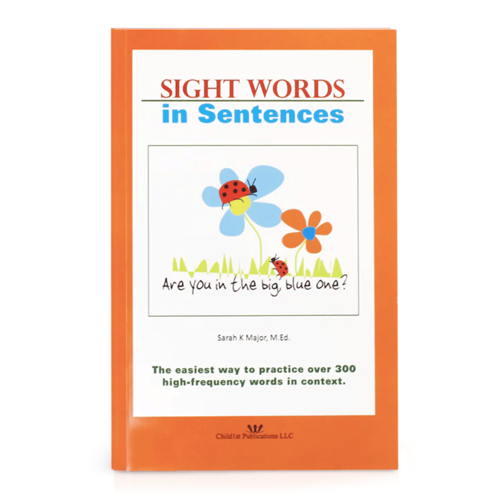 Sight Words in Sentences book cover