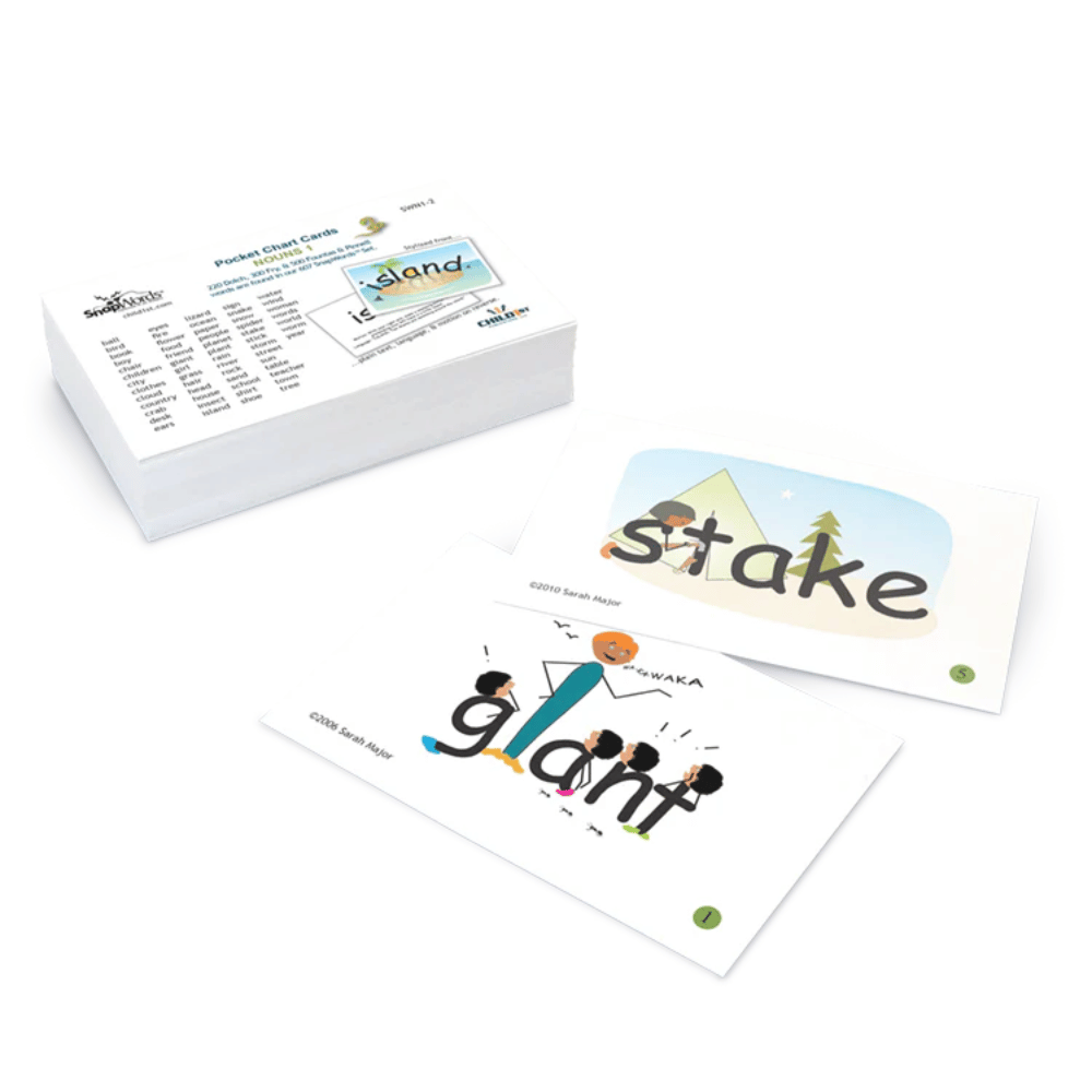 SnapWords Sight Word Flash Cards - 607 Multisensory Cards For ESL, ELL & Kinesthetic Learners