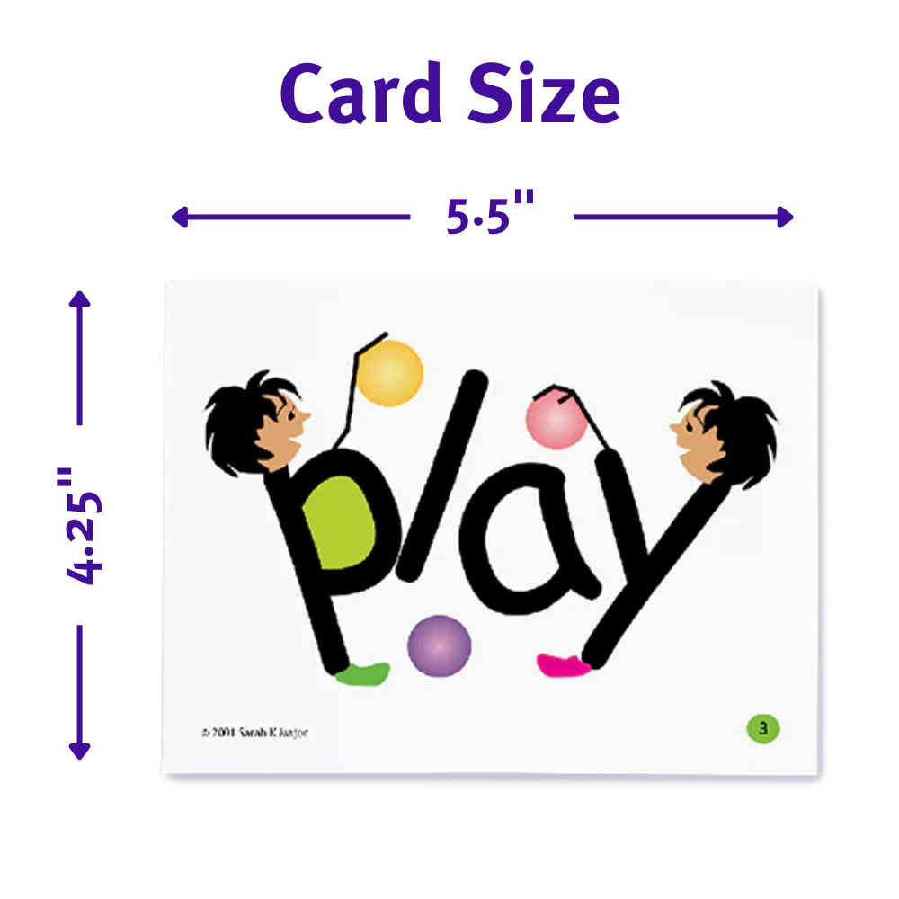 SnapWords® List A Card Size
