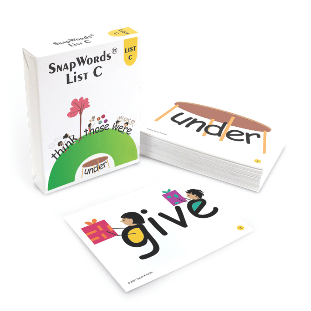 SnapWords® Teaching Cards List C