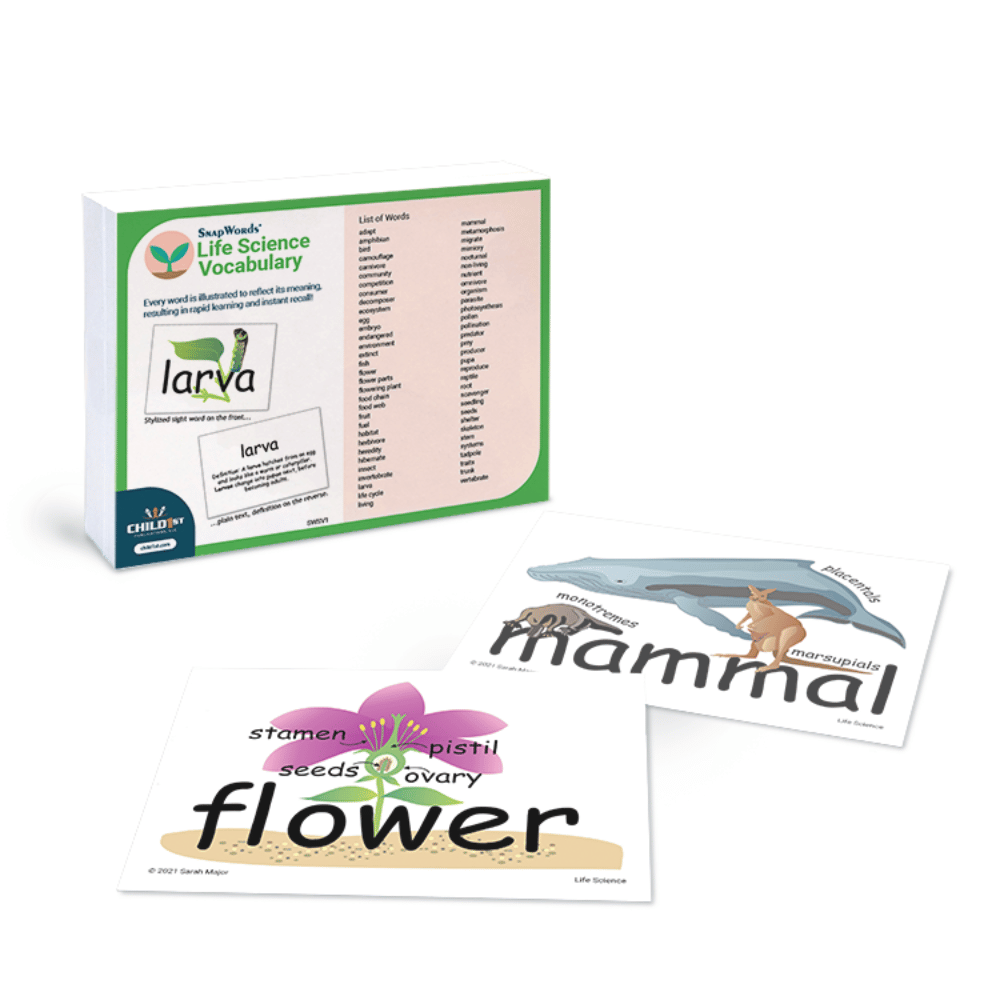 SnapWords® Science Vocabulary Cards Life Science