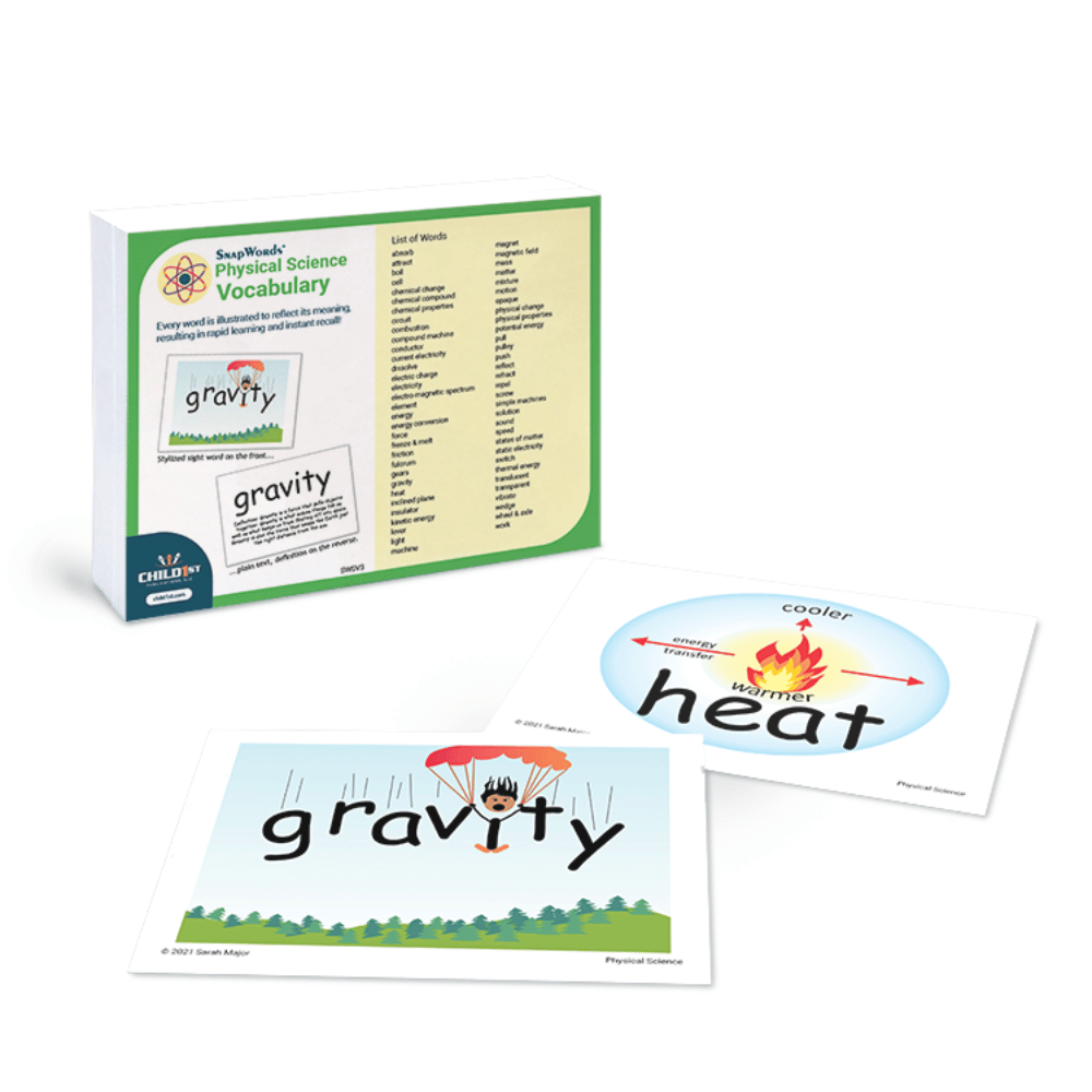 SnapWords® Science Vocabulary Cards Physical Science