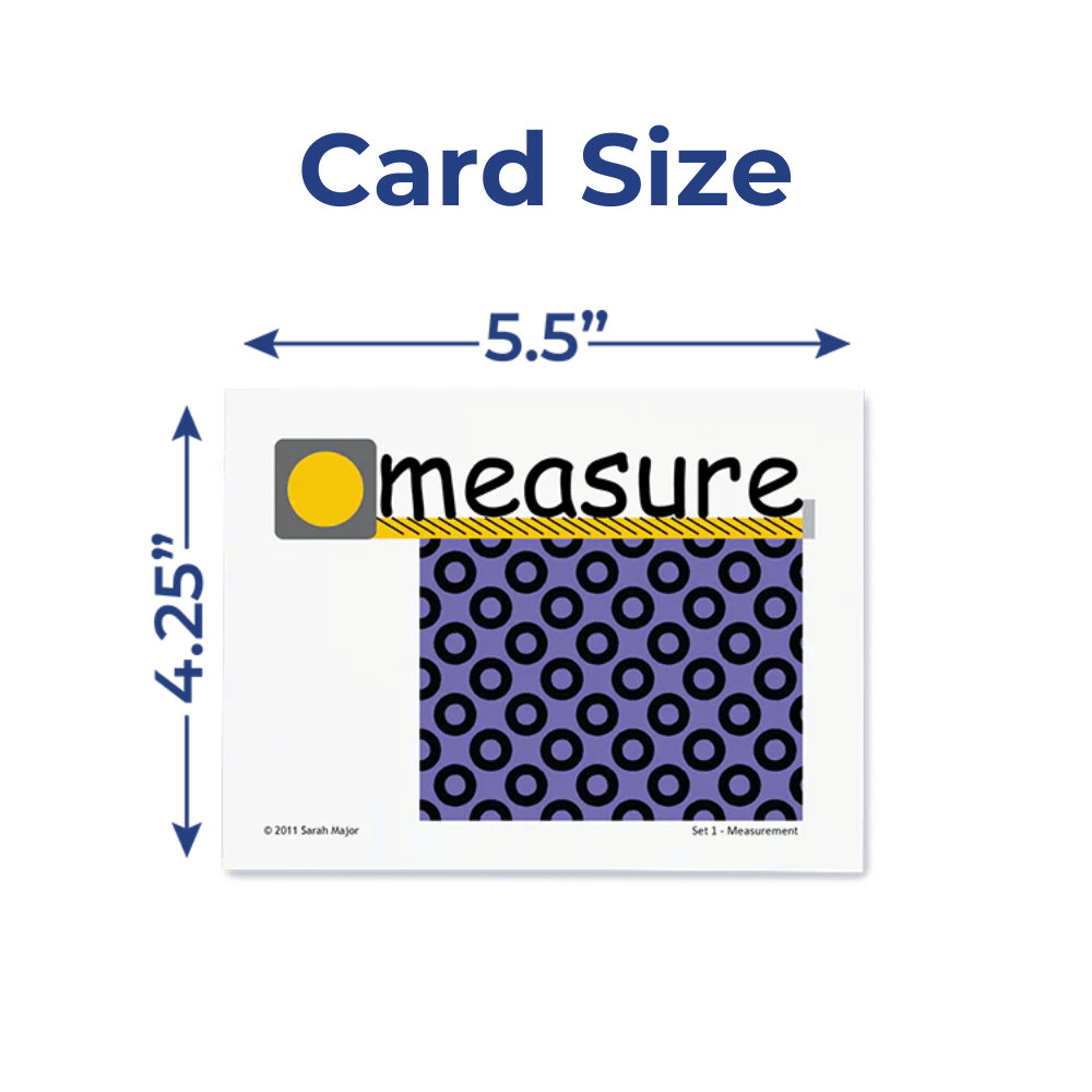 SnapWords® Math Vocabulary Card Size
