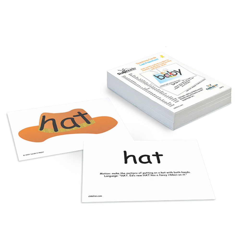 SnapWords® Preschool Teaching Cards