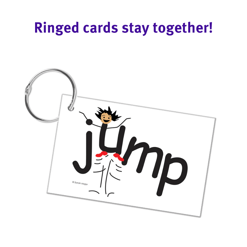 SnapWords® 306 Student Kit ringed cards