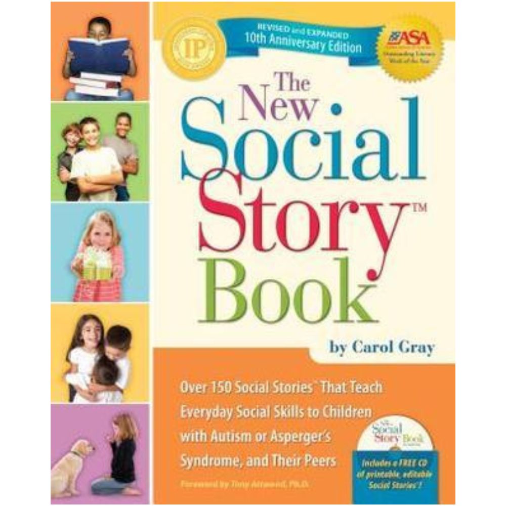 Front cover of The New Social Story Book: Over 150 Social Stories that Teach Everyday Social Skills to Children with Autism or Asperger's Syndrome, and Their Peers