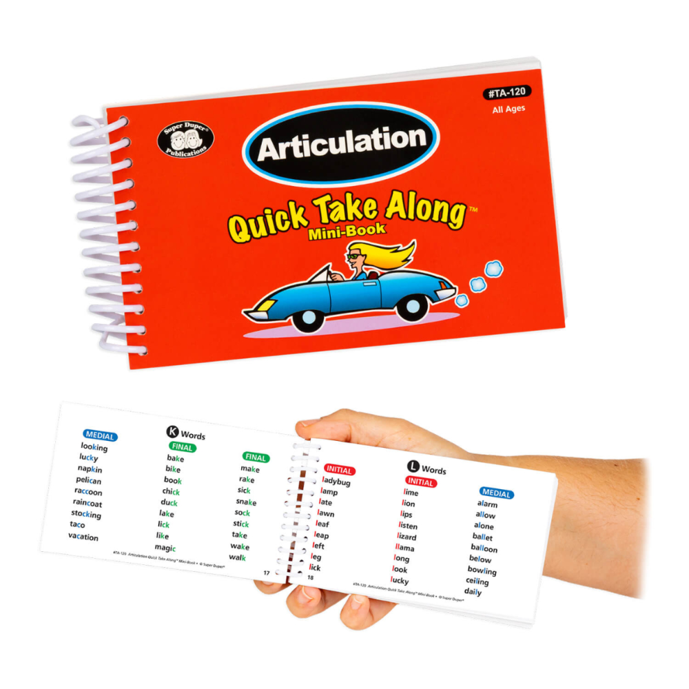 Articulation Quick Take Along® Mini-Book