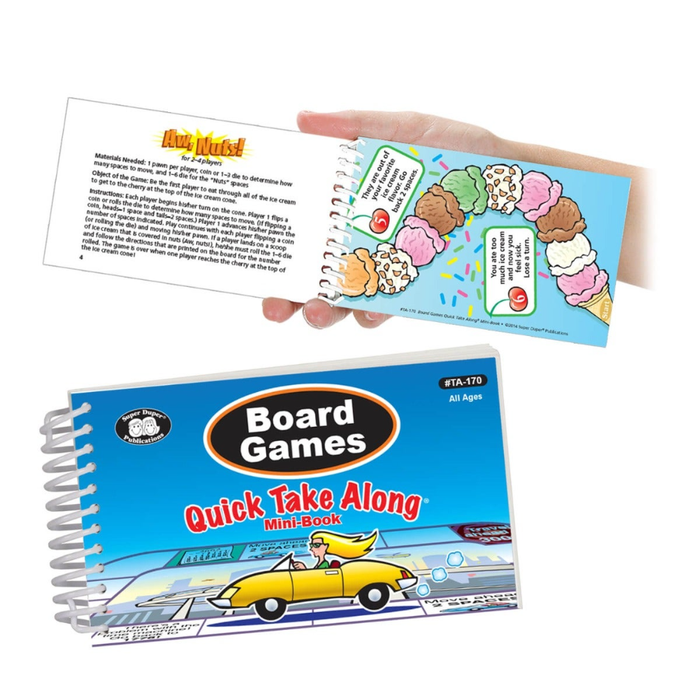 Board Games Quick Take Along® Mini-Book