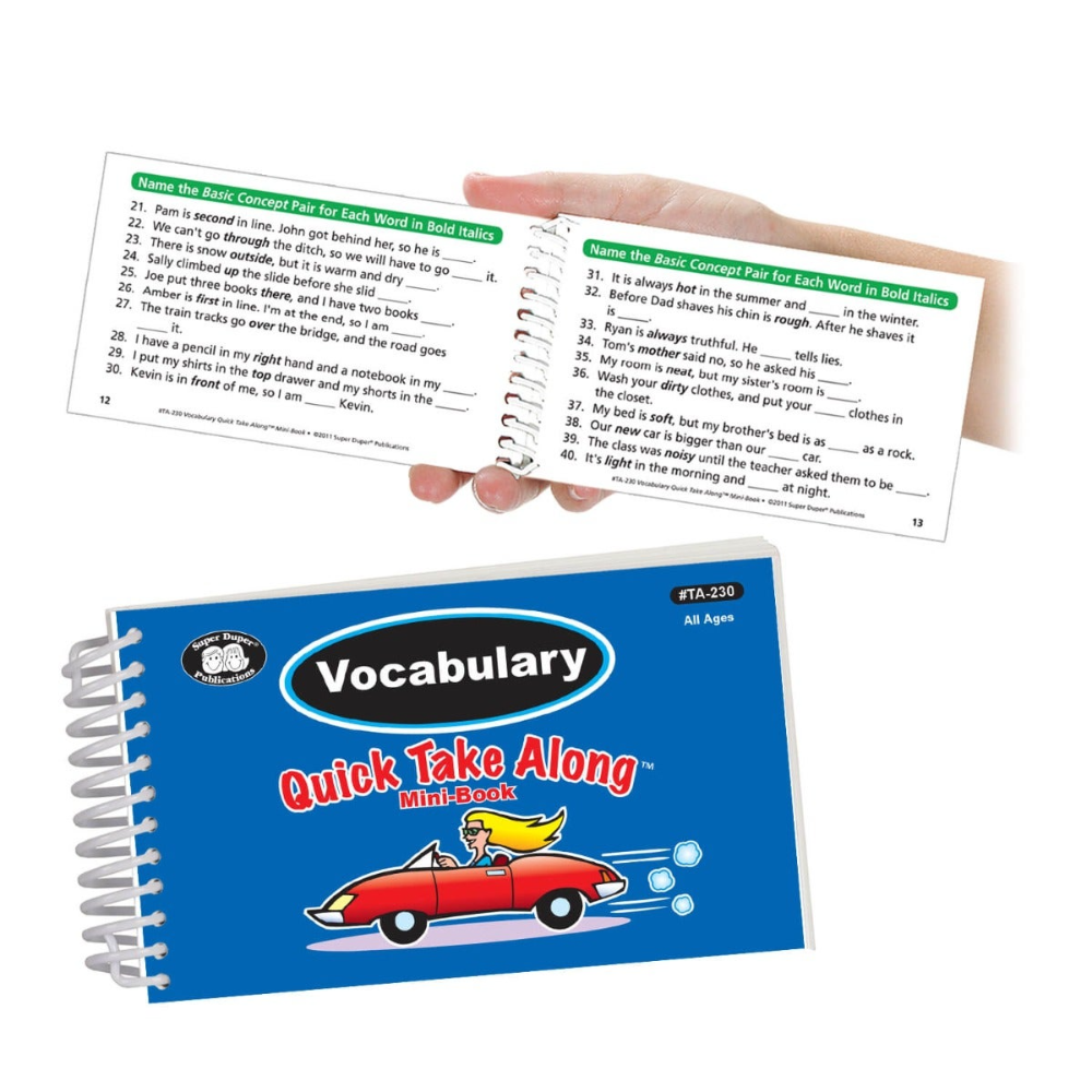 Vocabulary Quick Take Along® Mini-Book