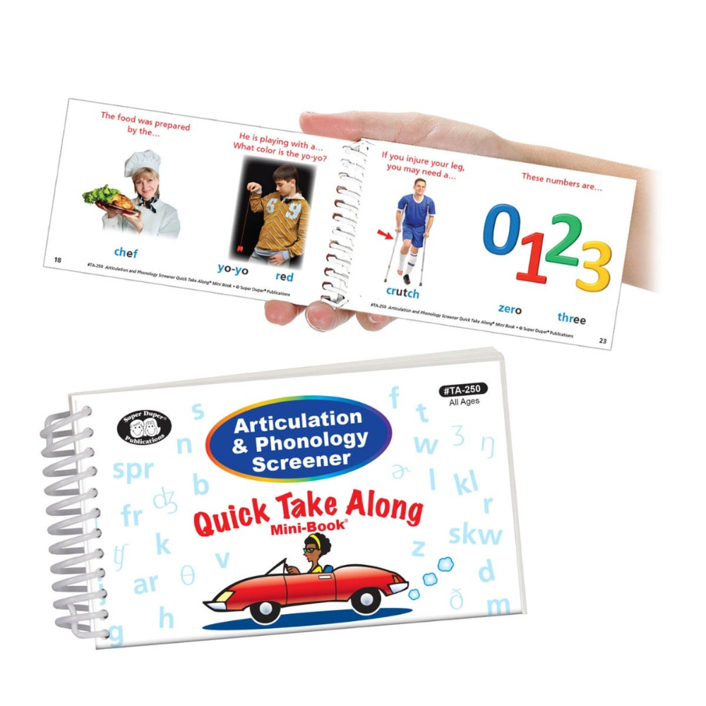 Articulation and Phonology Screener Quick Take Along® Mini-Book