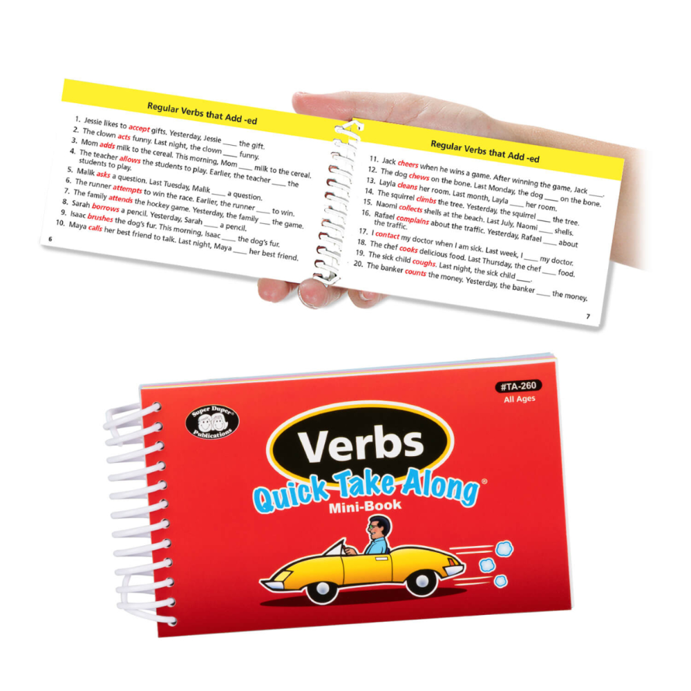 Verbs Quick Take Along® Mini-Book