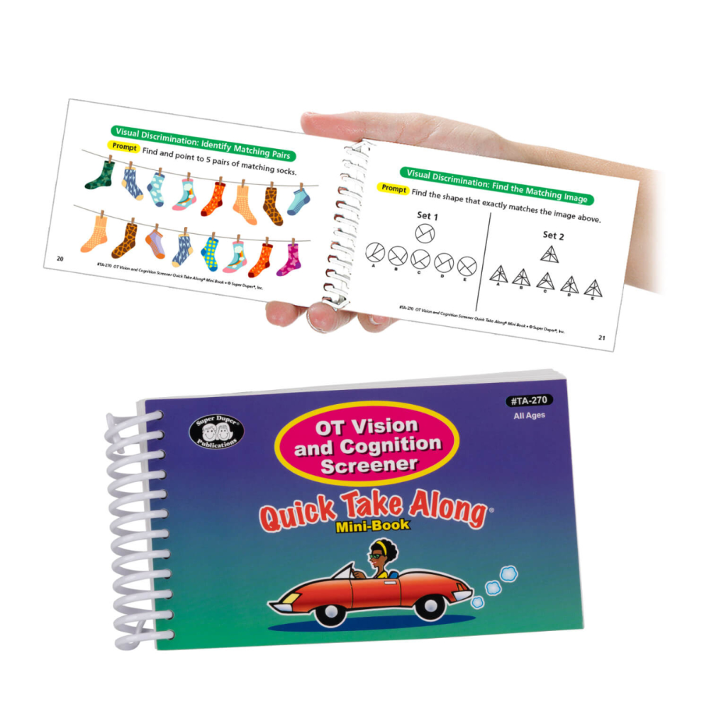 OT Vision & Cognition Screener Quick Take Along® Mini-Book