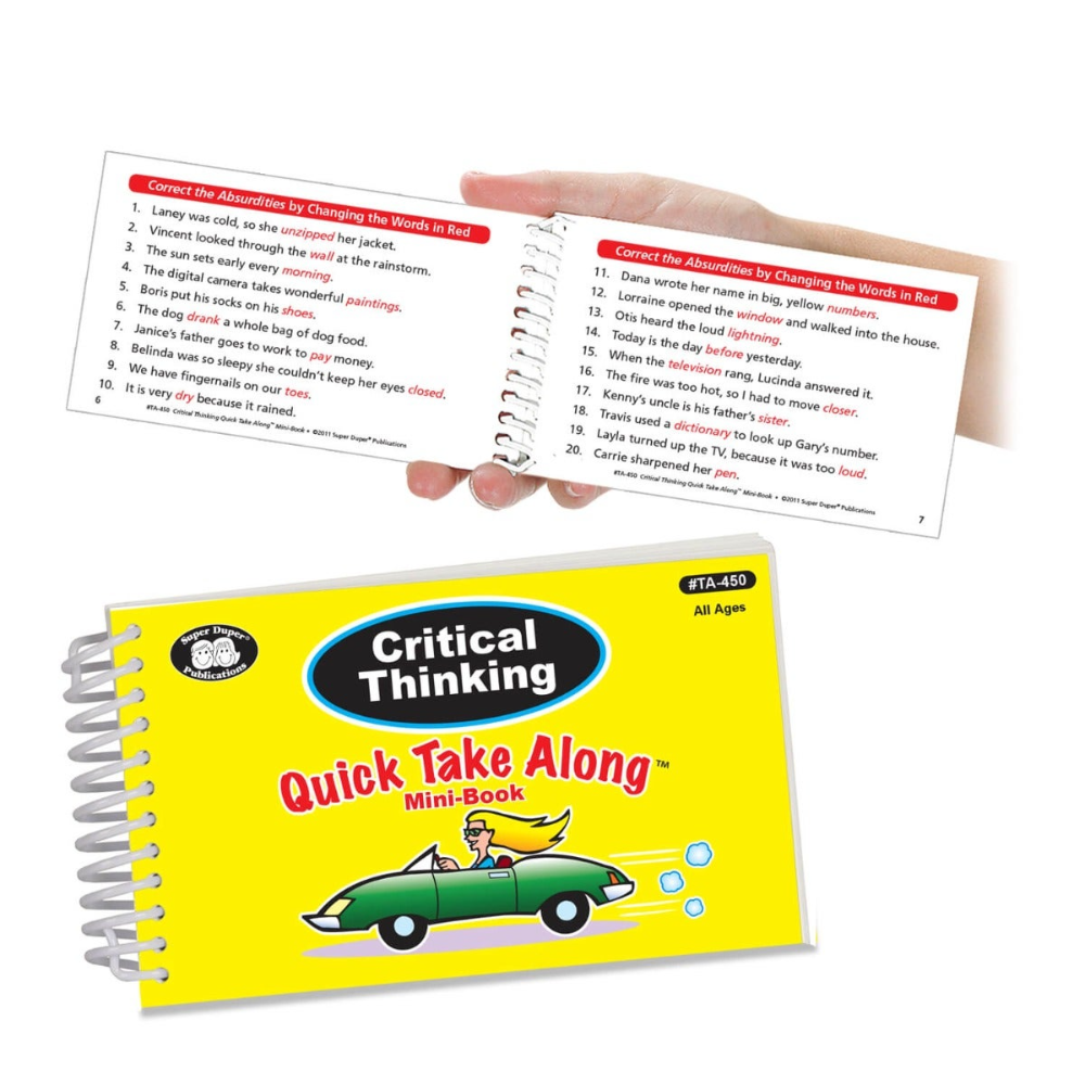 Critical Thinking Quick Take Along® Mini-Book