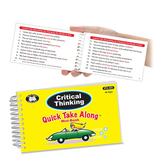 Critical Thinking Quick Take Along® Mini-Book