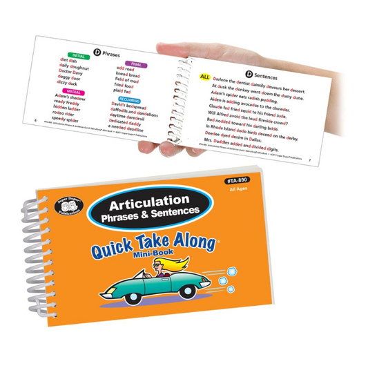 Articulation Phrases & Sentences Quick Take Along® Mini-Book
