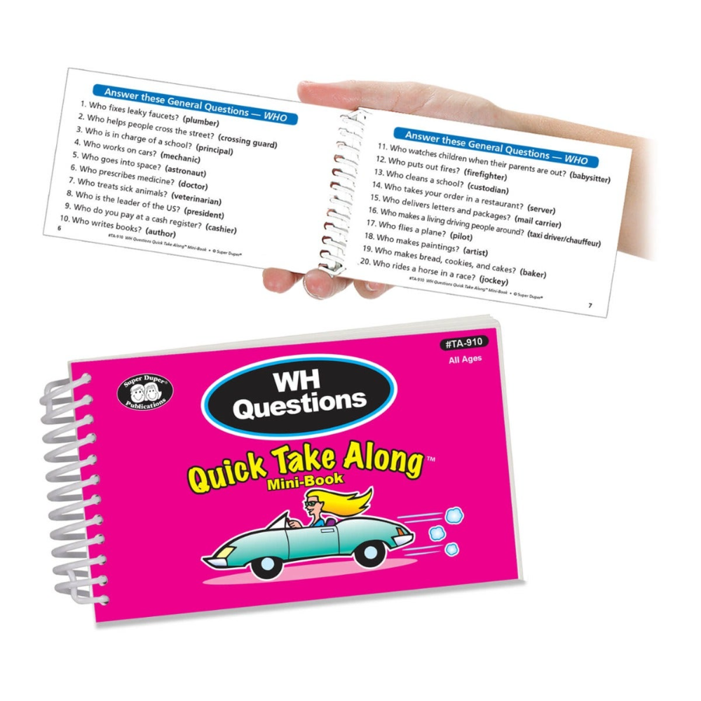 WH Questions Quick Take Along® Mini-Book