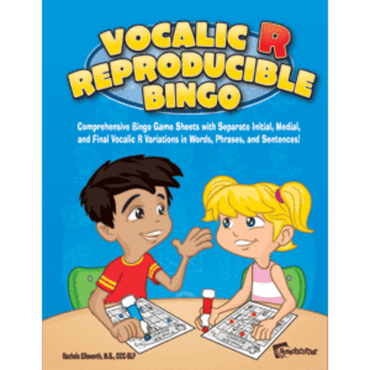 Vocalic R Reproducible Bingo workbook cover