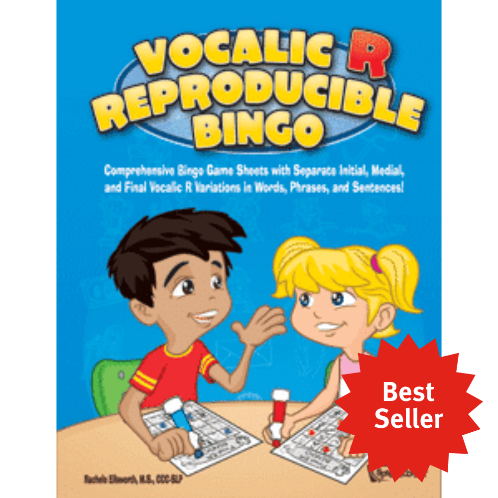 Vocalic R Reproducible Bingo workbook cover