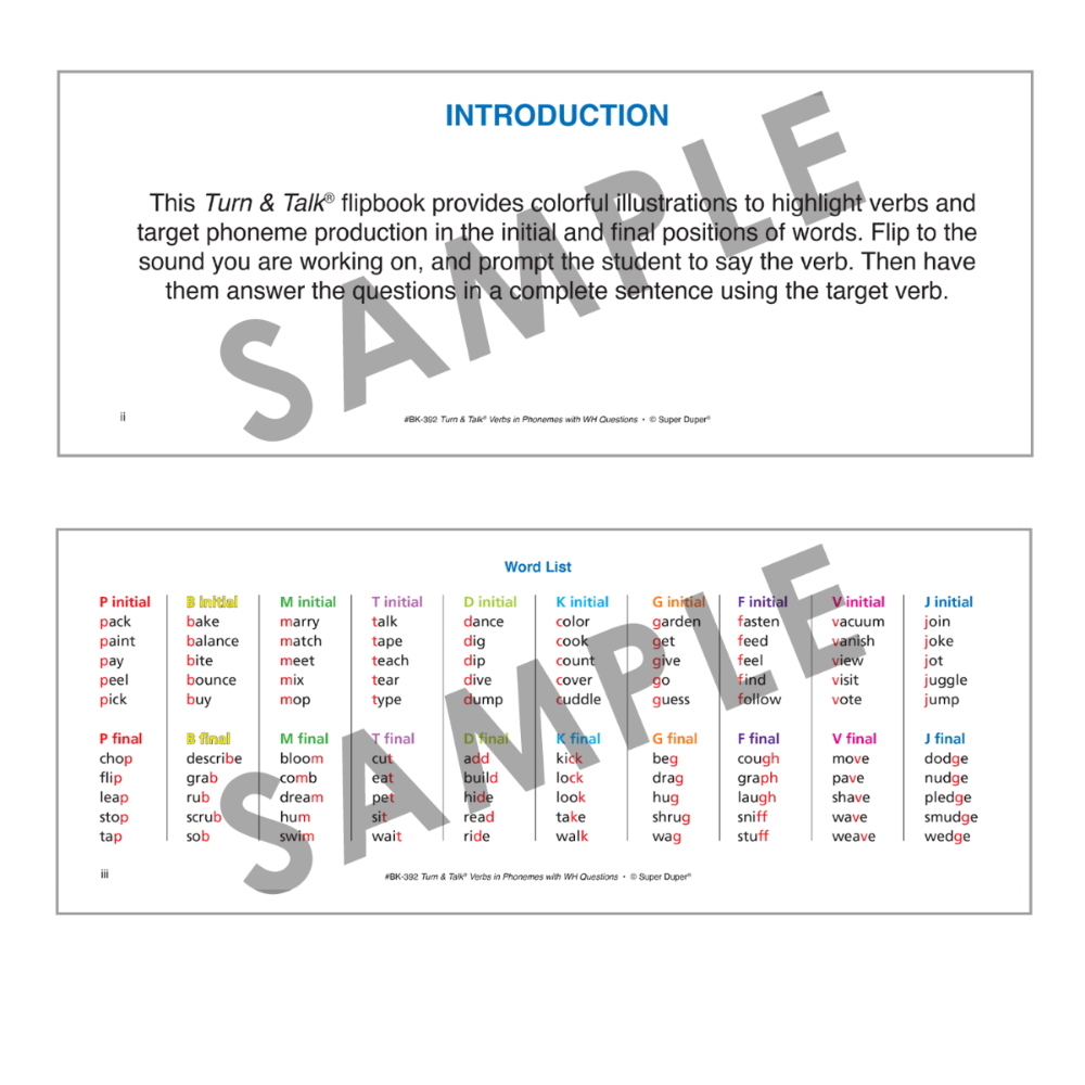 Turn & Talk® Verbs by Phonemes