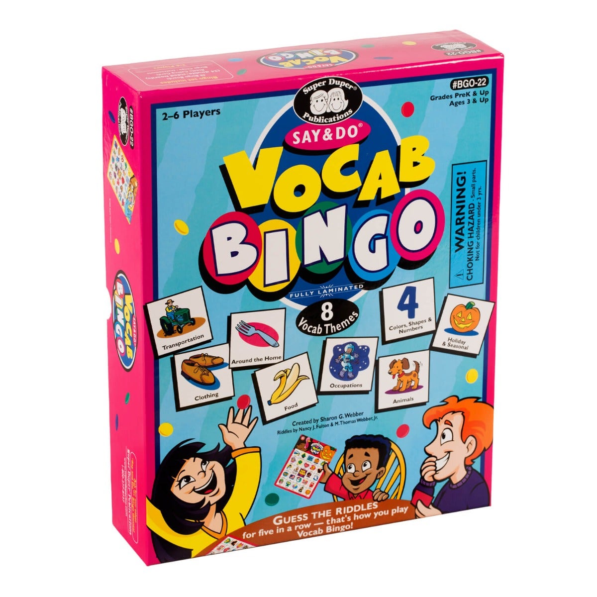 Say & Do® Vocab Bingo, vocabulary learning game for children and students