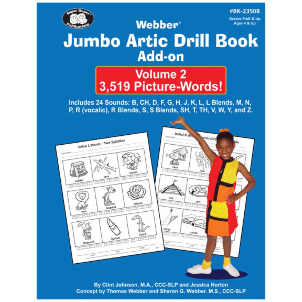 Webber® Jumbo Artic Drill Book Add-On | Super Duper | Canada ...