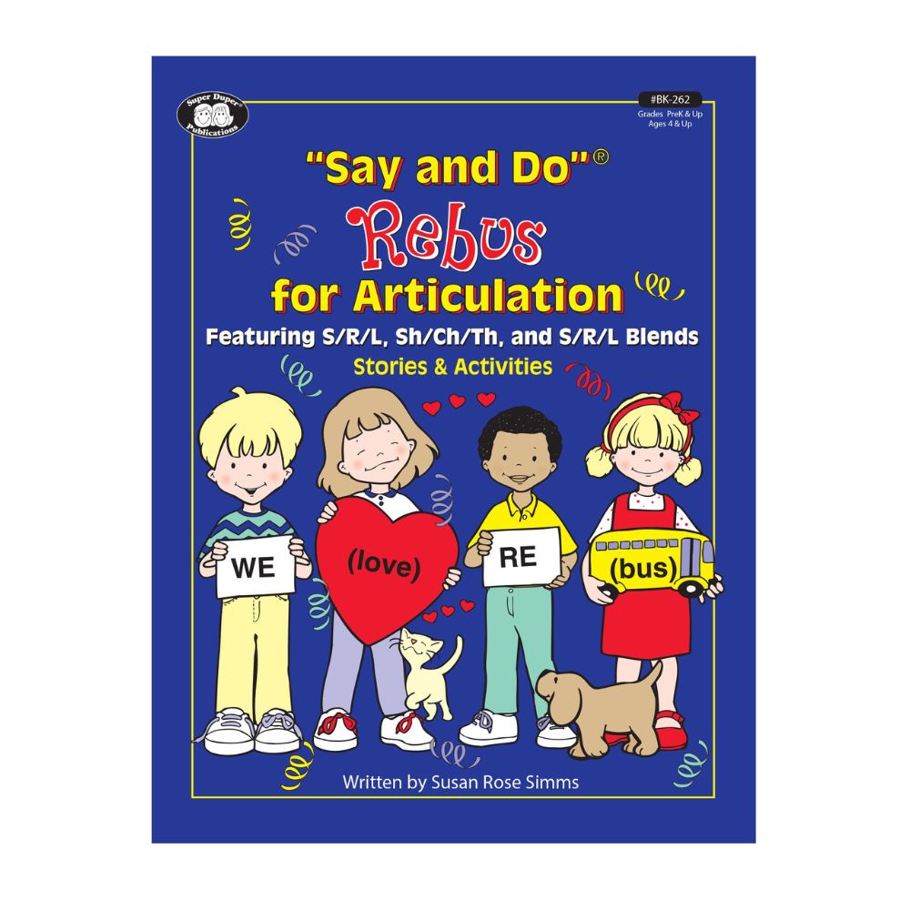 Say And Do Rebus For Articulation Book
