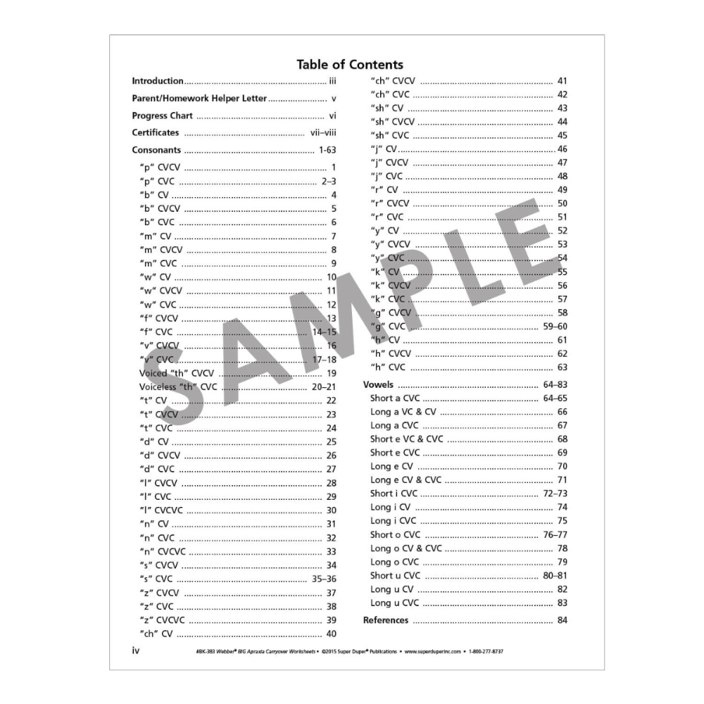 Webber® BIG Apraxia Bundle