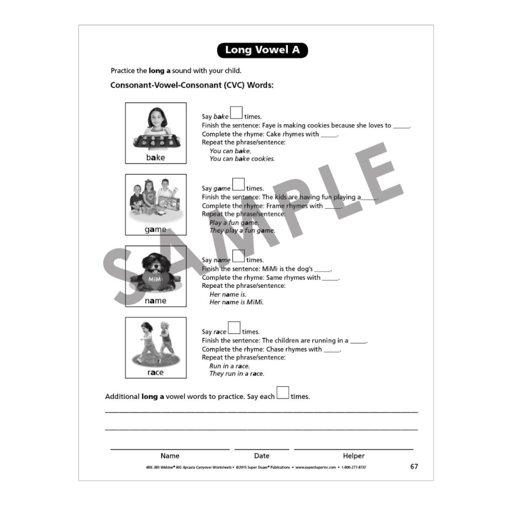 Webber® BIG Apraxia Bundle