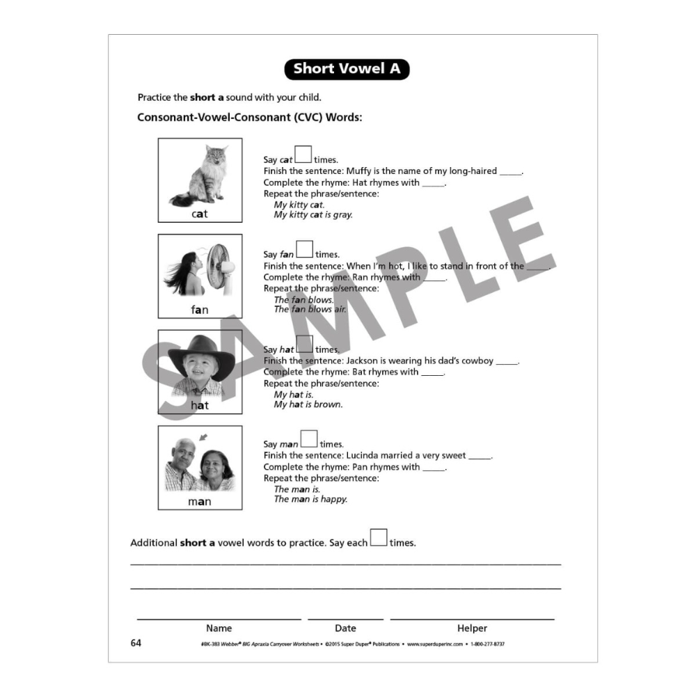 Webber® BIG Apraxia Bundle