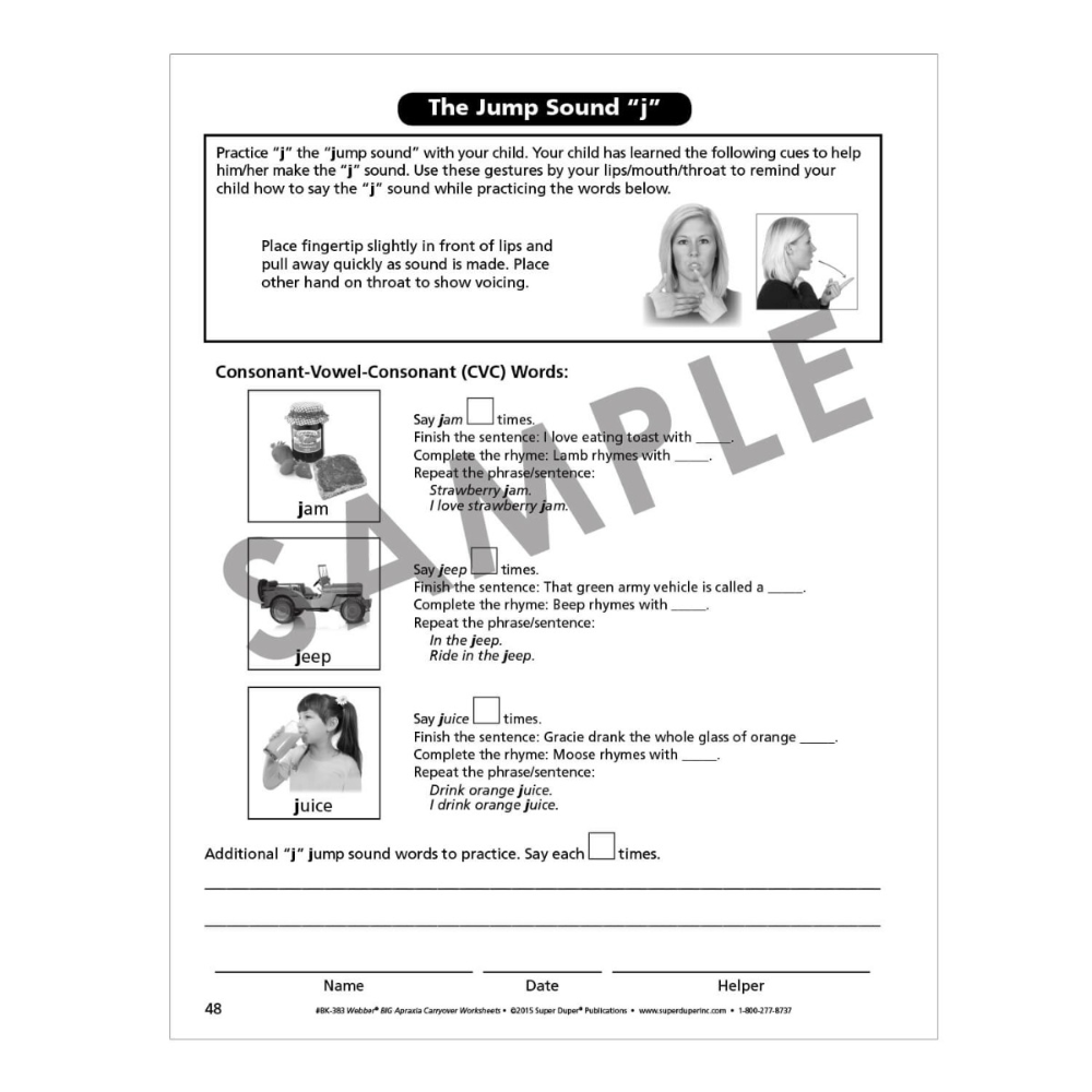Webber® BIG Apraxia Bundle