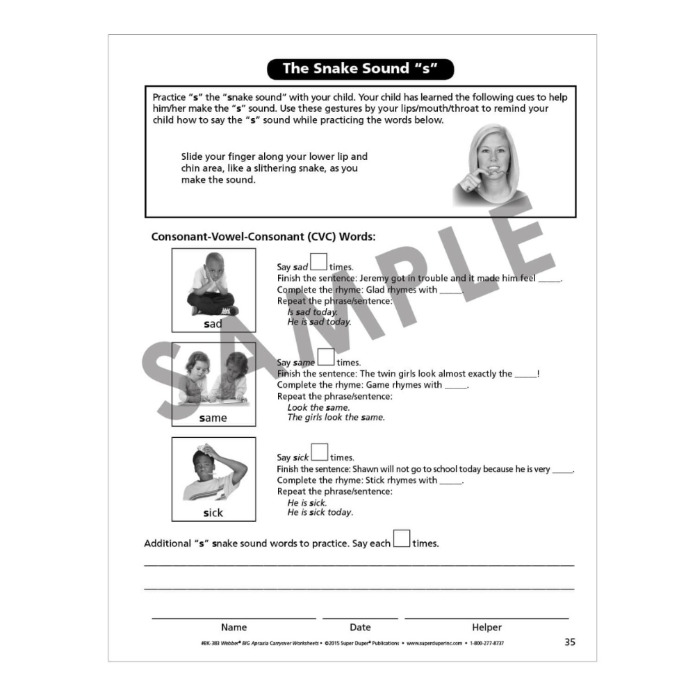Webber® BIG Apraxia Bundle