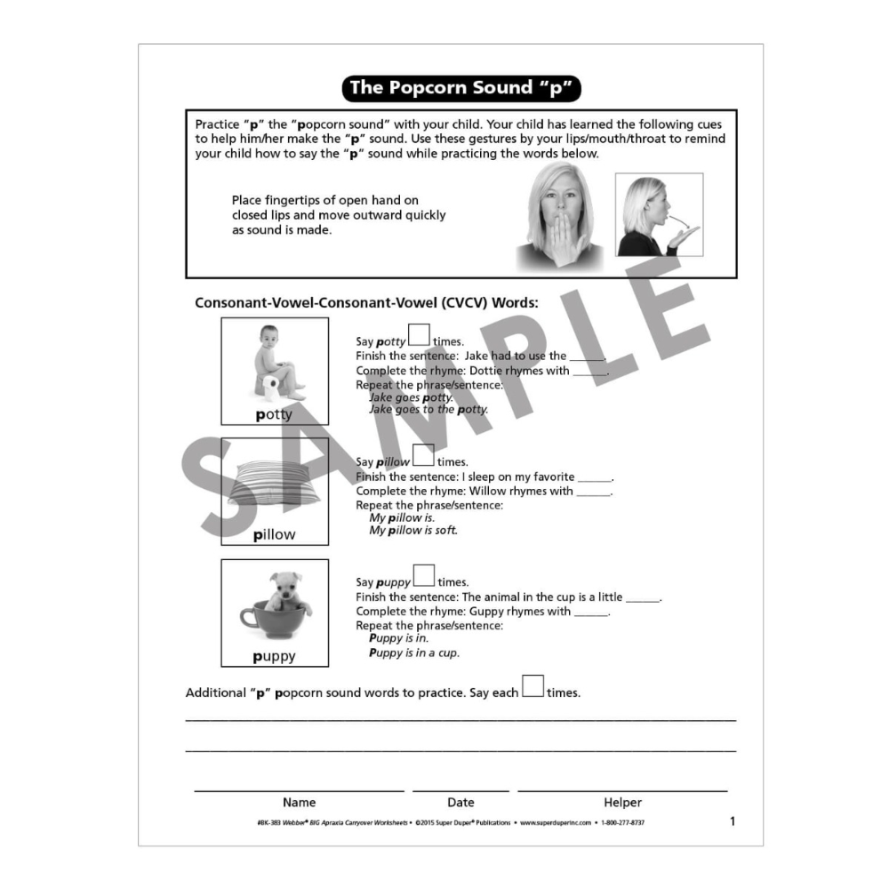Webber® BIG Apraxia Bundle