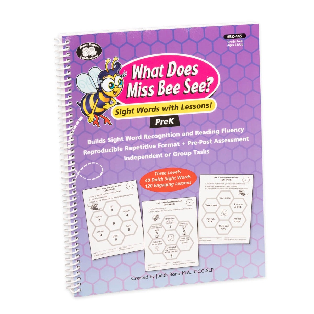 What Does Miss Bee See? (PreK) Book that teaches children sight word recognition and improves reading fluency 