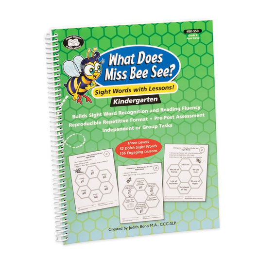 What Does Miss Bee See? (Kindergarten) Book that teaches children sight word recognition and improves reading fluency 
