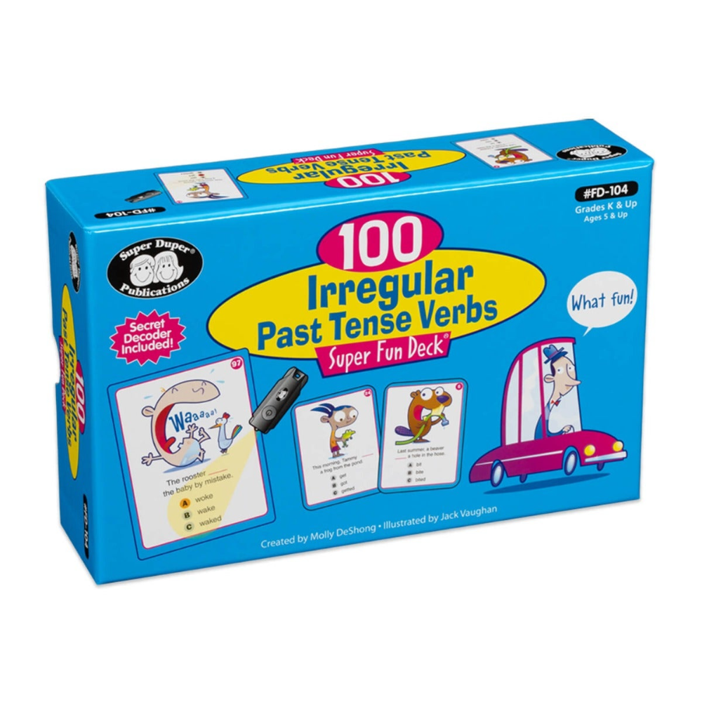 100 Irregular Past Tense Verbs Super Fun Deck®