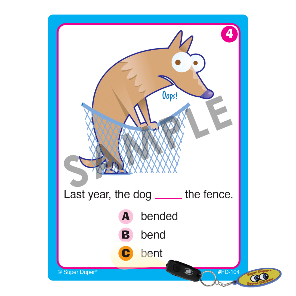 100 Irregular Past Tense Verbs Super Fun Deck®