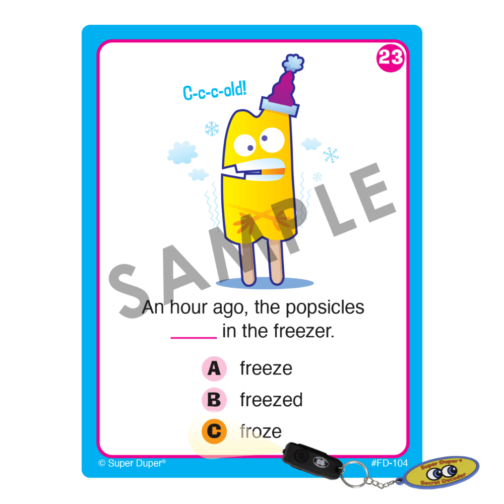 100 Irregular Past Tense Verbs Super Fun Deck®