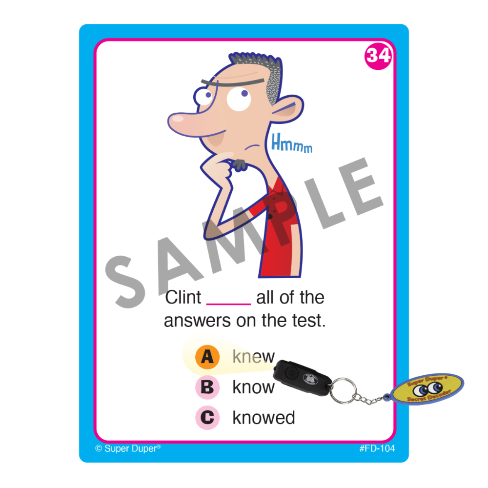 100 Irregular Past Tense Verbs Super Fun Deck®