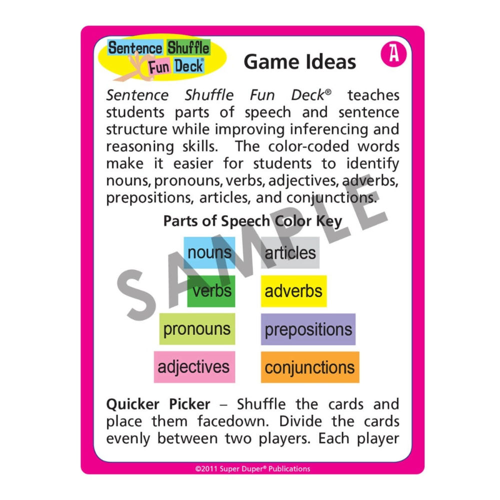 Sentence Shuffle Fun Deck®