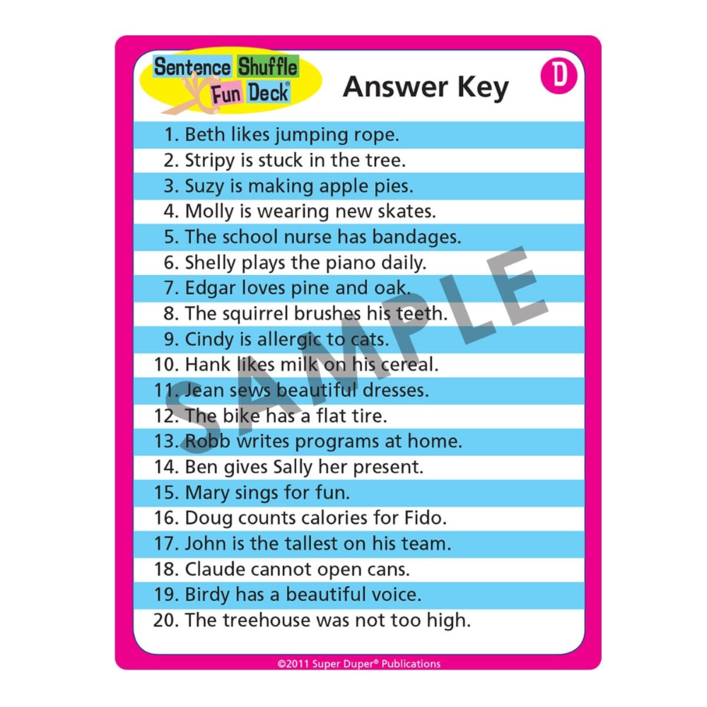 Sentence Shuffle Fun Deck®