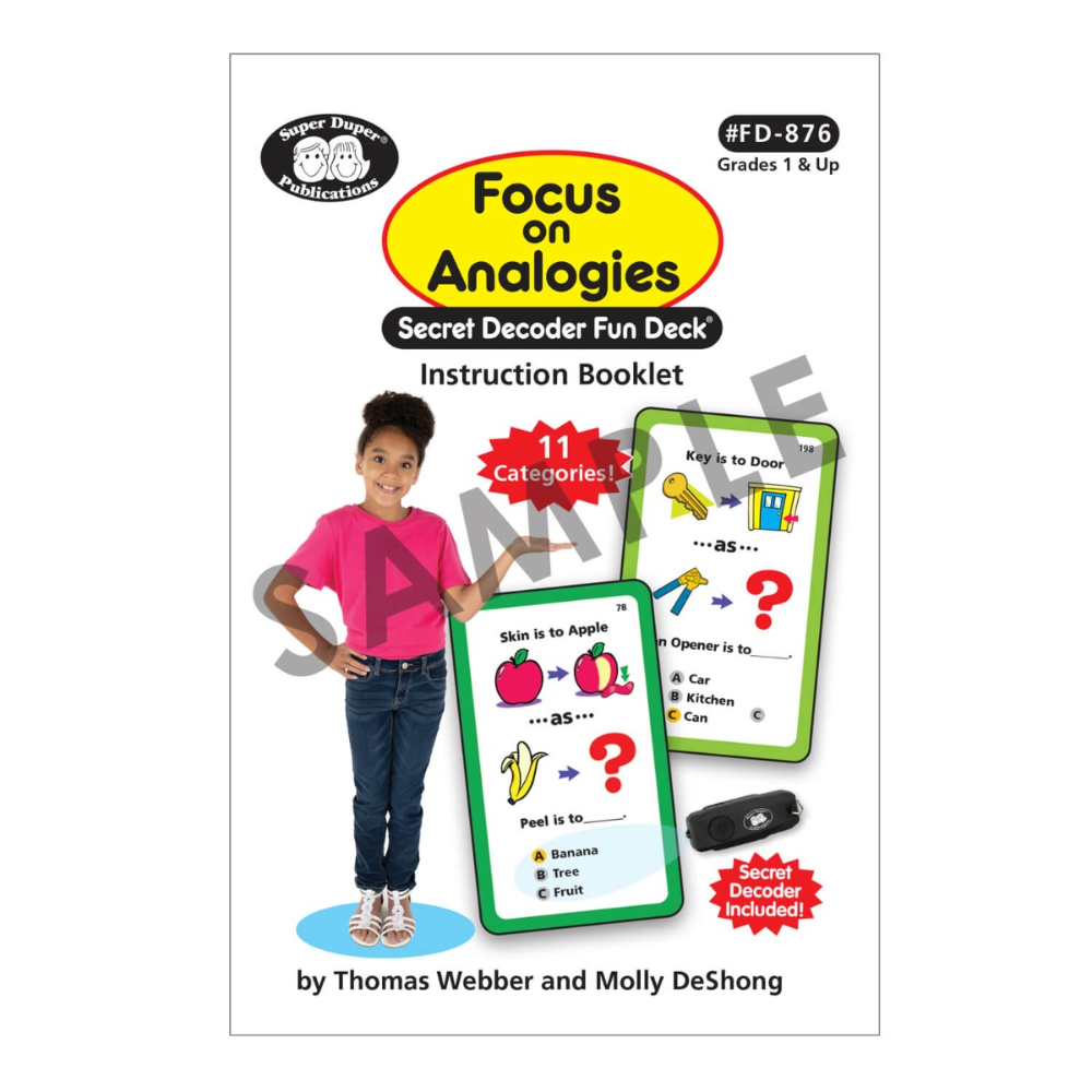 Focus on 300 Analogies Secret Decoder Fun Deck®