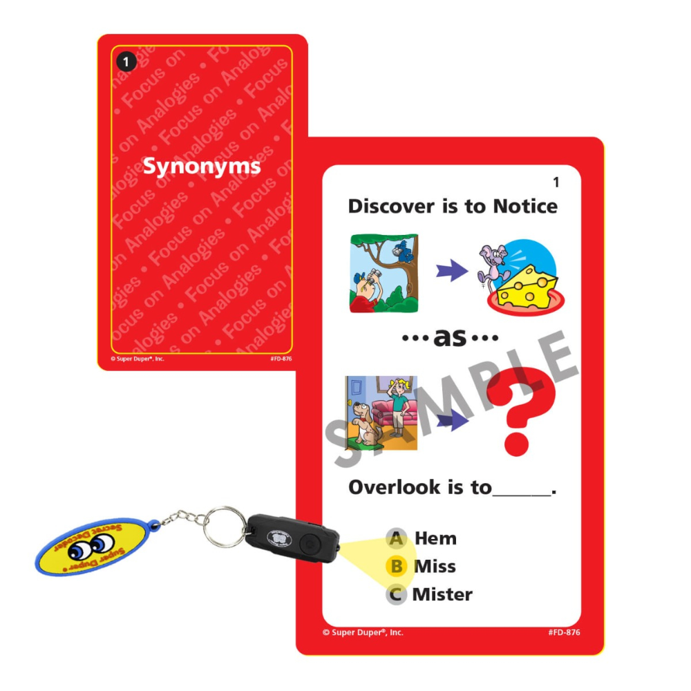 Focus on 300 Analogies Secret Decoder Fun Deck®