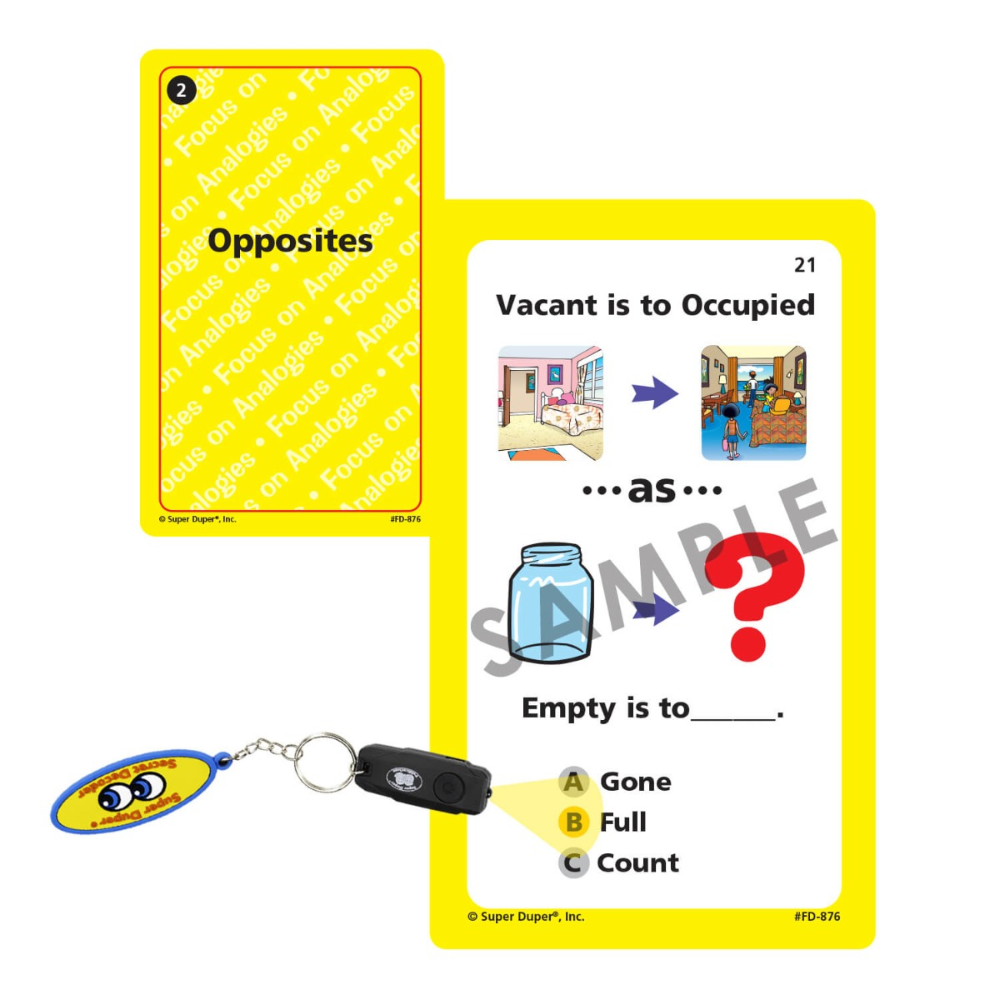 Focus on 300 Analogies Secret Decoder Fun Deck®