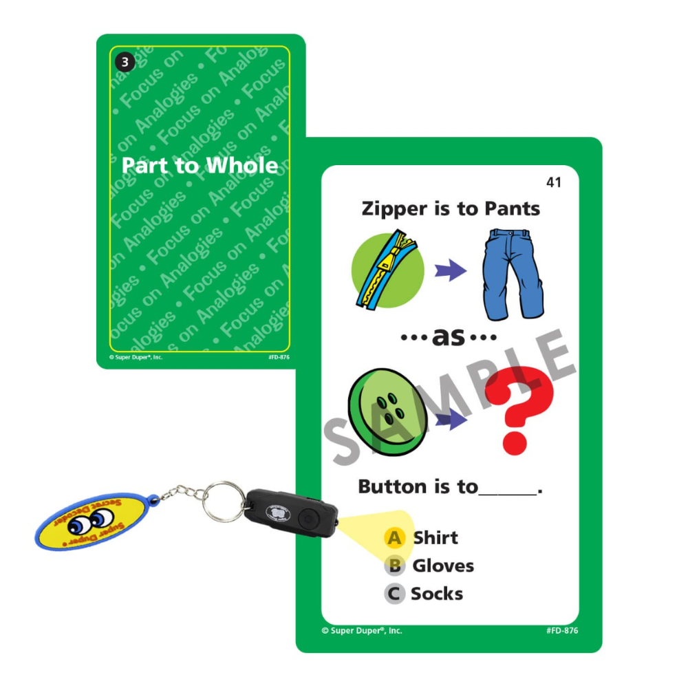 Focus on 300 Analogies Secret Decoder Fun Deck®