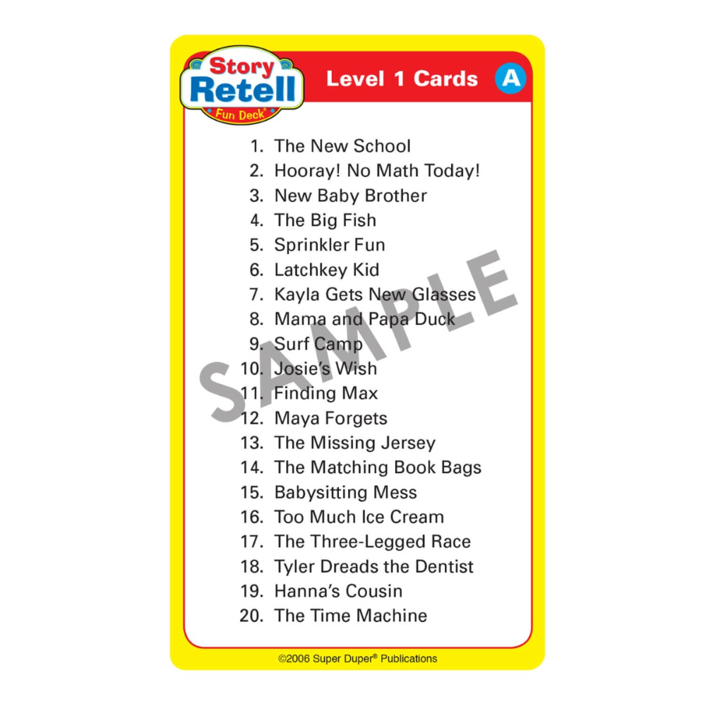 Story Retell Fun Deck®