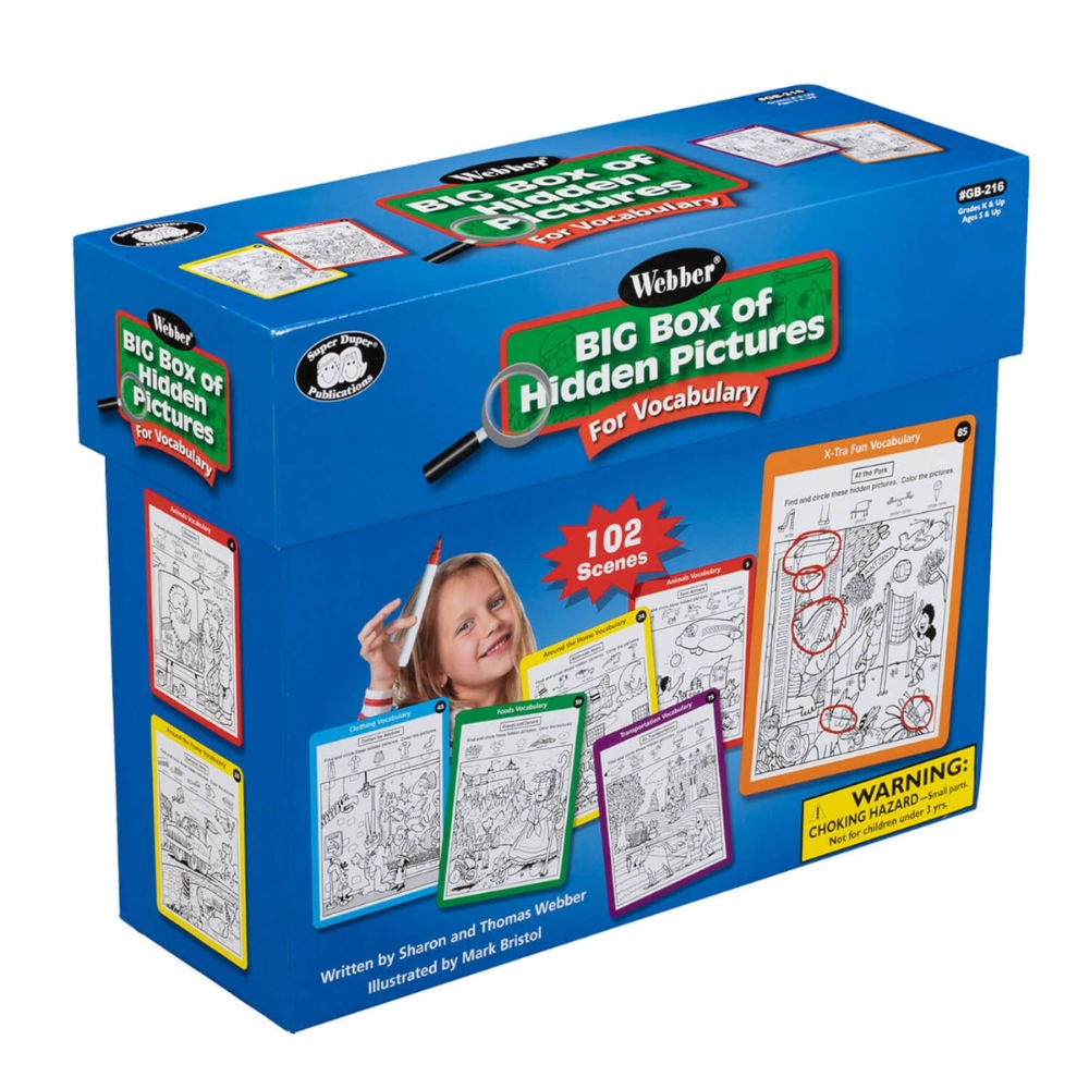 Webber® BIG Box of Hidden Pictures for Vocabulary